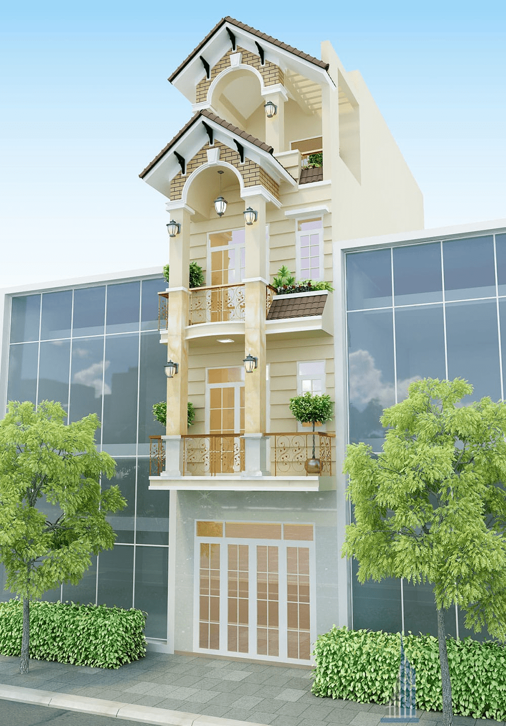 chi phí xây nhà 4 tầng 30m2 chi phí xây nhà phố 4 tầng